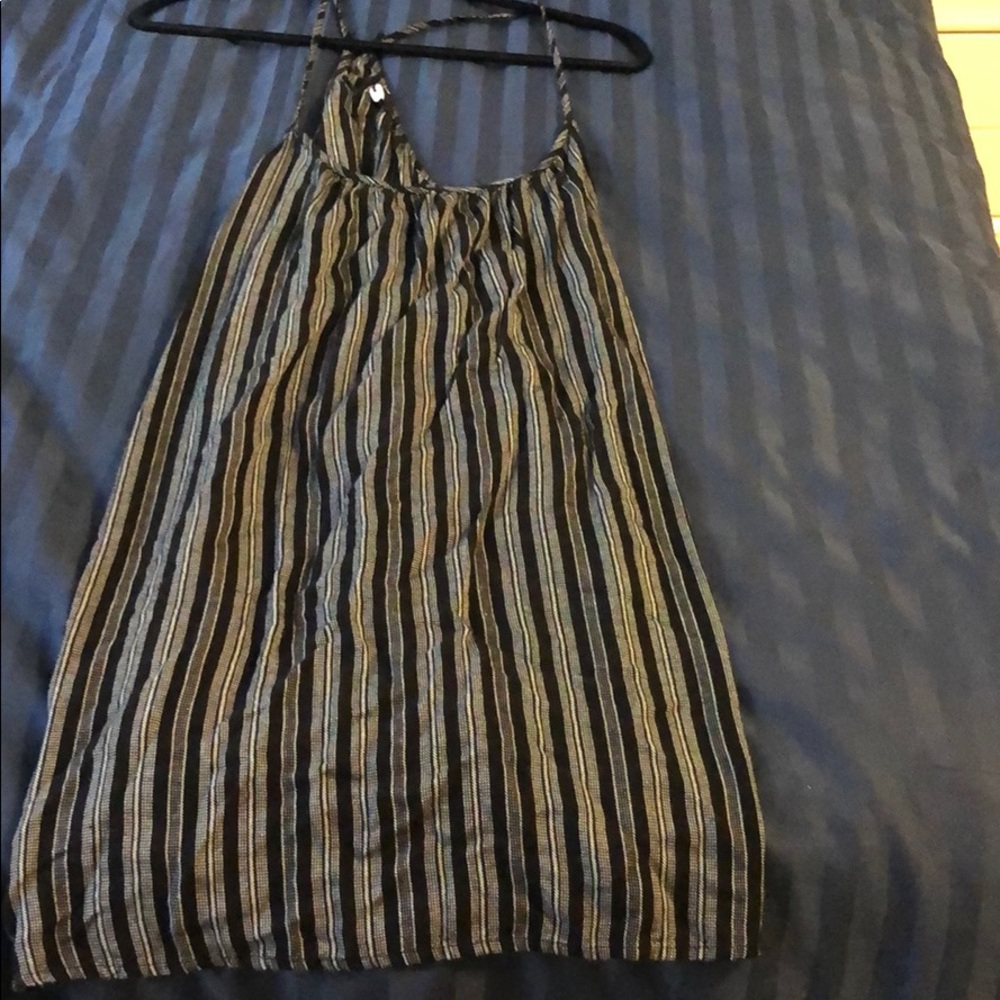 BDG black and white striped dress